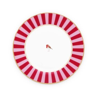Πιάτο Love Birds πορσελάνινο κόκκινο 21cm Pip Studio 51001026