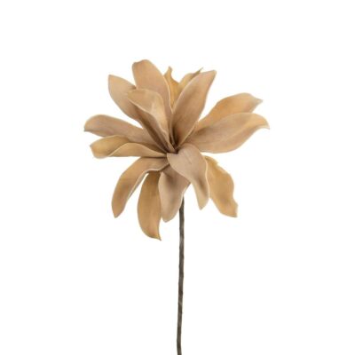 Λουλούδι διακοσμητικό μπεζ Υ60cm
