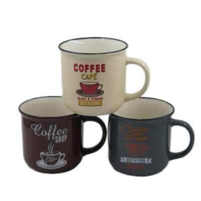 Κούπα Coffee Bean 425ml stoneware μπεζ Marva 789043-2