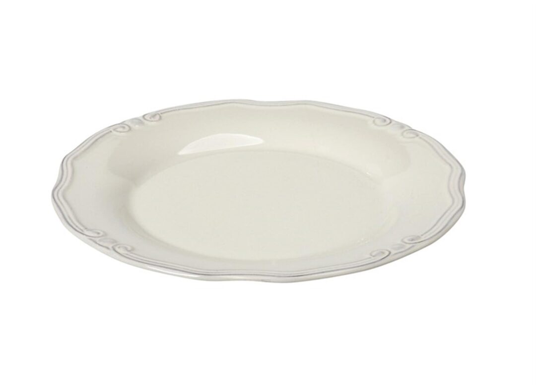Πιάτο φρούτου Tiffany stoneware κρεμ 21x21x2cm Espiel RSC103K6