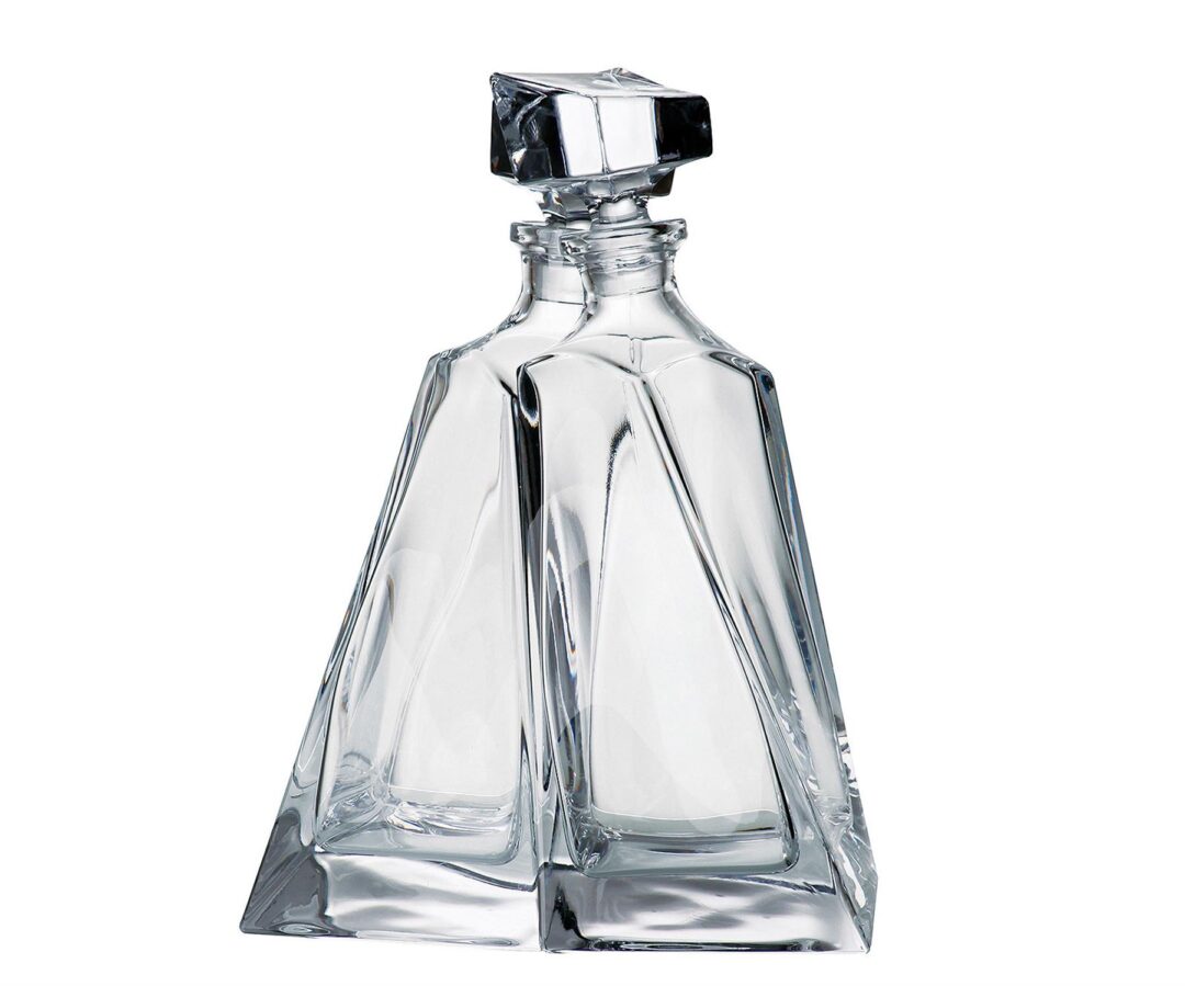 S/2 Καράφες Lovers κρυστάλλινες διάφανες 700ml Bohemia